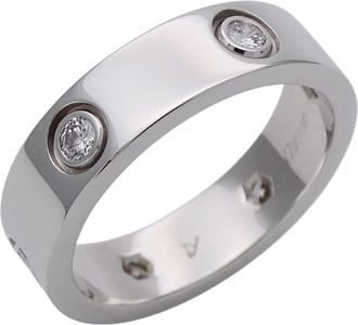 Cartier White Gold White Gold (18K) Band Ring (Pre-Owned)