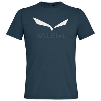 Salewa Solidlogo Dry T-Shirt Funktionsshirt f&uuml;r Herren | blau