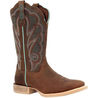 Durango Lady Rebel Pro Leather WoMens Juniper Brown Boots - Size UK 4.5