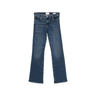 Frame Denim The Rodeo Washed Flared Denim Jeans