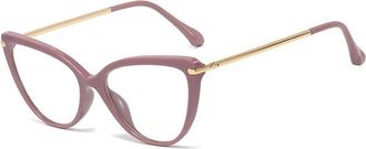 Generic Cat Eye Reading Glasses - Fashion Large Frame, Blue Light Blocking Computer Glasses for Presbyopia