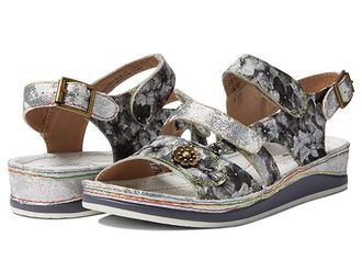 L'Artiste by Spring Step Sumacah Womens Shoes Silver : EU 42 (US Womens 10.5-11) M, Leather