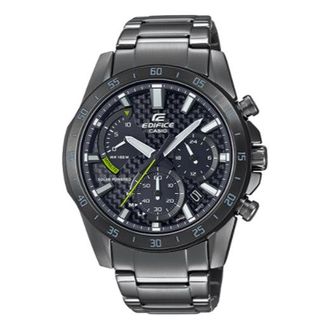 Casio Mens CASIO EDIFICE Series Minimalistic Casual Watch Business Mens Black Analog EQS-930DC-1A