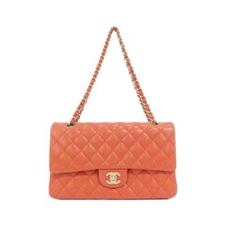 Chanel Pre-owned Lambskin Shoulder Bag - Dames - Pre-owned - Roze - Maat: ONE Size Leer