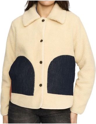 Selfhood Teddy Block Jacket Freizeitjacke f&uuml;r Damen | beige