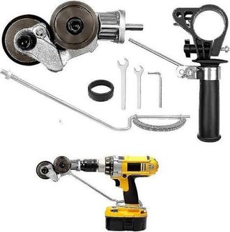 OEM Cizalla El&eacute;ctrica Universal Para Chapa Met&aacute;lica, Compatible Con Destornilladores Inal&aacute;mbricos Y Taladros Manuales. Accesorio Para Cortar Hierro, Chapa