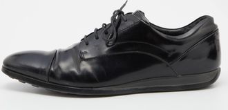 Tod's Tods Black Leather Lace Up Derby