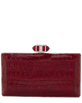 Judith Leiber Cayman Croco Clutch