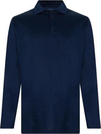 Paul & Shark Lange Mouwen Polo - Heren - Polos - Blauw - 2XL - Katoen - Tops