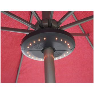Habitat et Jardin Habitat Et Jardin - Iluminaci&oacute;n Para Parasol umbrella - Altavoz Bluetooth Con Iluminaci&oacute;n Led -&oslash;20 X H3 Cm