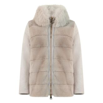 Herno Mujer, Chaquetas, Beige, Talla: M