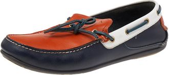 Ferragamo Multicolor Leather Slip On Loafers