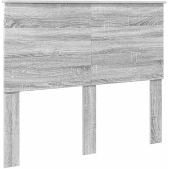 vidaXL Cabecero Gris Sonoma 135 Cm Madera Contrachapada Vidaxl