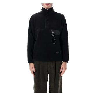And Wander Pile Pocket Higneck - Heren - Sport - Zwart - Maat: M Fleece