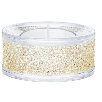 Swarovski Ladies Gold Tone Shimmer Tea Light Holder