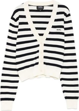 A.P.C. Zwarte Zijde Nylon Sweater - Dames - Vesten - Zwart - L - Nylon - Truien & Vesten