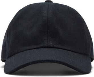 Mango Wool Blend Baseball Cap in Navy at Nordstrom