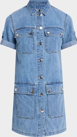 Veronica Beard Warren Denim Shirtdress