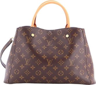 Louis Vuitton Montaigne Handbag Monogram Canvas Mm (Authentic Pre-Loved)