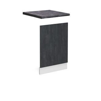 Vicco Panel Frontal R-line, Hormig&oacute;n Negro, 45 Cm Et Antracita