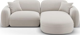 CXL by Christian Lacroix 3-Sitzer Designer Ecksofa Lucien mit Eckteil rechts - Samtbezug Casino
