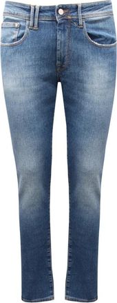 Cycle Blauwe Skinny Touch Jeans - Heren - Slim Fit Jeans - Blauw - W30 - Katoen - Jeans