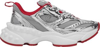 Christian Louboutin So Flo Sneaker - Heren - Sneakers - Grijs - 41 EU - Leer - Schoenen