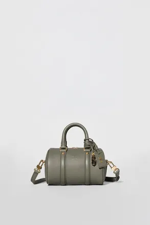 Alo Mini Voyage Bag in Olive Tree Leather