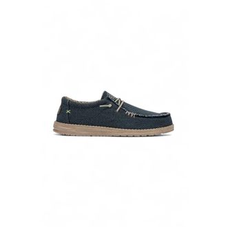 Hey Dude Ademende Gevlochten Schoenen Flex & Fold - Heren - Veterschoenen - Blauw - 44 EU - Katoen - Schoenen