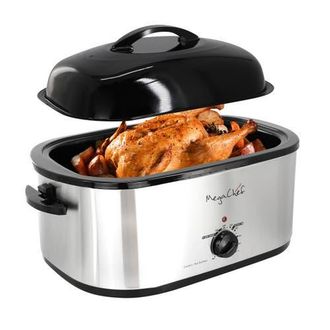 MegaChef 22 Quart Electric Roaster Oven with High Dome Self-Basting Lid in Black at Nordstrom