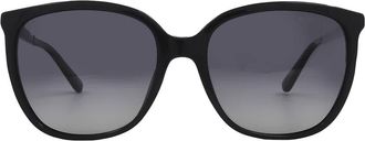 Michael Kors Polarized Dark Gray Square Ladies Sunglasses MK2137U 3005T3 57