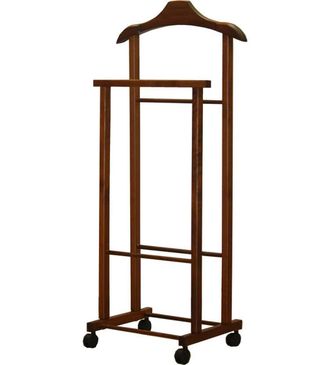 Compactor Compactor - Perchero 97x33x29 Cm, Con Ruedas, Nogal Ran6756