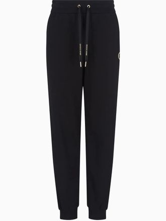 A|X Armani Exchange logo trousers - women - Cotton - S - Black