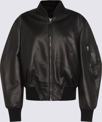 The Attico Jackets Blacks And Greys-Donna