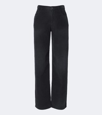 The Row Eglitta cotton corduroy wide-leg pants