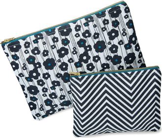 Tag You Got This Pouch S/2 Teal Cotton Everyday in Black at Nordstrom