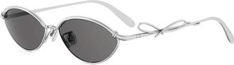 Dior Bow R1U Zonnebril - Dames - Zonnebrillen - Grijs - 55 MM - Accessoires