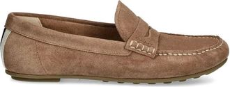 GANT penny-strap suede loafers - Brown