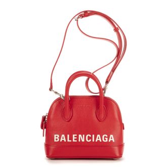 Balenciaga Pre-owned Womens Ville XXS Handbag - Red - One Size