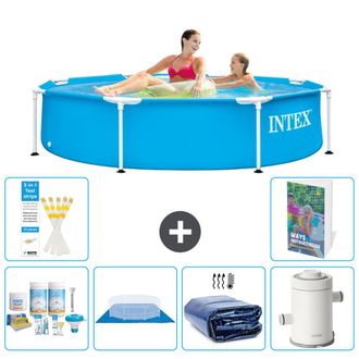 Intex Piscina Con Estructura Redonda - 244x51 Cm - 7-piezas S115