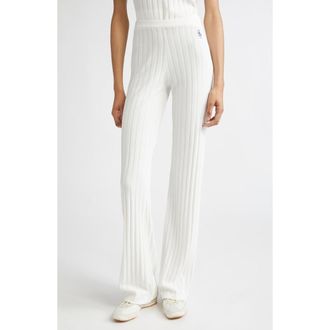 Sporty & Rich Rib Pants in Ecru at Nordstrom Rack, Size X-Large