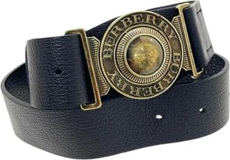 Burberry Pre-owned Vintage Belt - female - Burberry Vintage - Vintage Belts - Black - ONE SIZE - Pre-owned