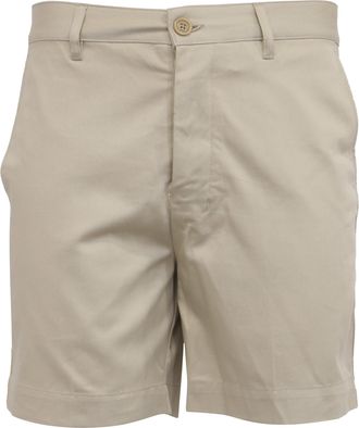 Ami Bermuda Shorts in Beige Cotton