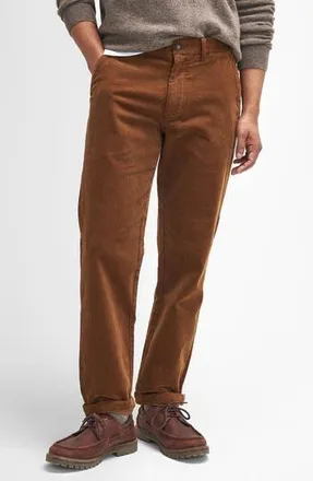 Barbour Corduroy Tailored Fit Pants in Dark Honey at Nordstrom Rack, Size 38 X