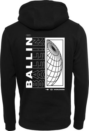 Ballin Est. 2013 Hoodies Backprint World Hoodie Zwart