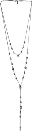 Alexander McQueen Alexander McQueen Pre-owned Mens Skull and spider necklace - Silver Metal - One Size