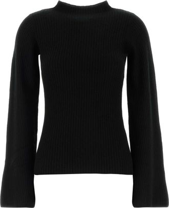 Le Kasha Black Cashmere Utah Sweater