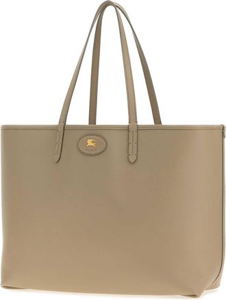 Burberry Womens Reversible Tote Beige Calf