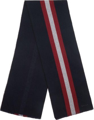 Bally Sciarpa a righe - Blu