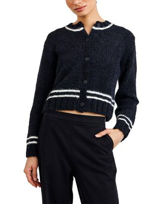 Bella Dahl Contrast Stripe Cardigan